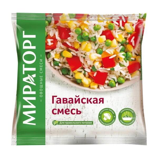 Смесь овощная Гавайская Мираторг 400г