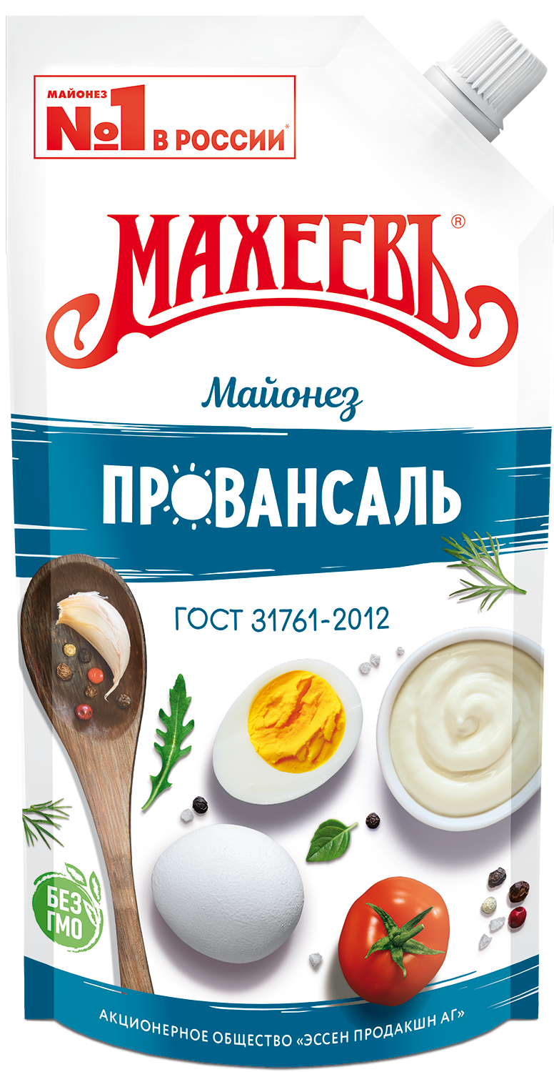 Майонез Махеев Провансаль Белый 50,5% ГОСТ 190г