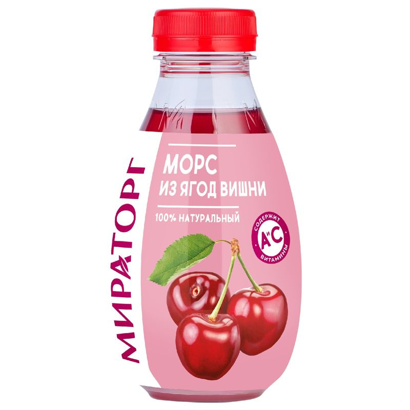Морс Мираторг из ягод вишни 370мл