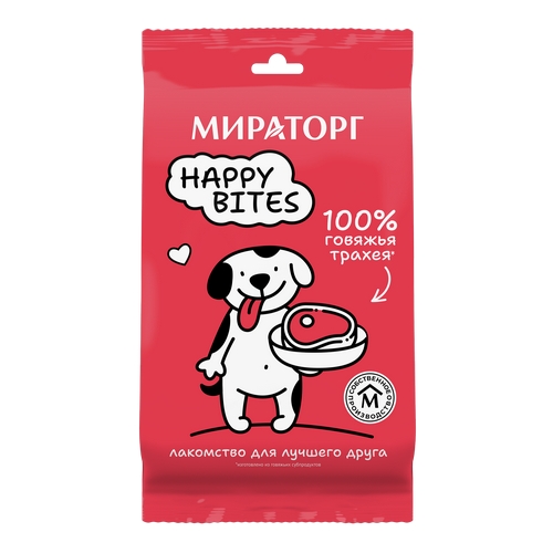 Лакомство сушеное для собак 100% говяжья Трахея 60г