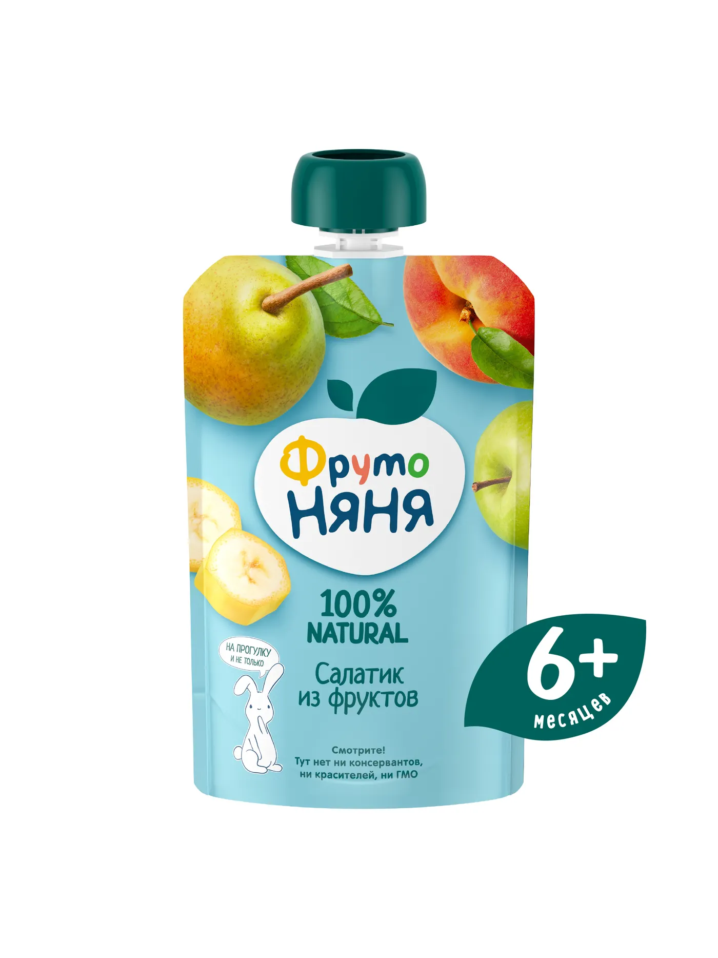 Пюре ФрутоНяня Салатик из фруктов с 6 мес 90г