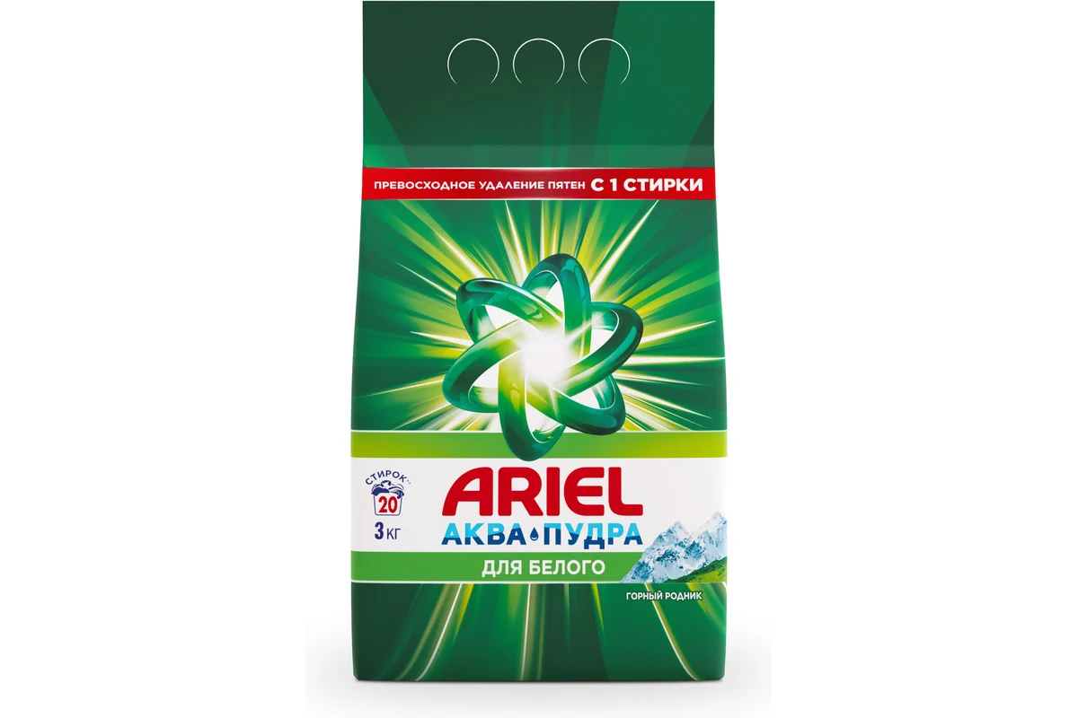 Стиральный порошок Ariel Автомат Горный родник 3 кг