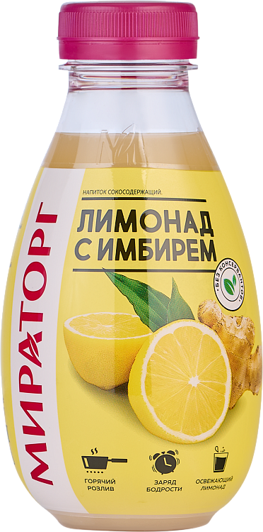 Напиток Мираторг Лимонад Имбирь 370мл 