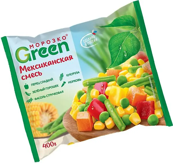 Смесь овощная МОРОЗКО Green Мексиканская 400г