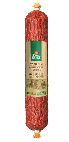Салями Село Зеленое Деревенская сырокопченая 200г