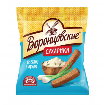 Сухарики Воронцовские Сметана и лук 40г
