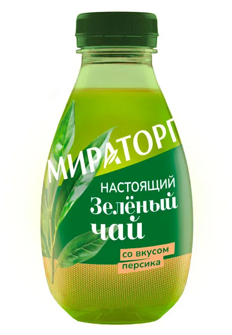 Чай зеленый Мираторг с персиком 370мл