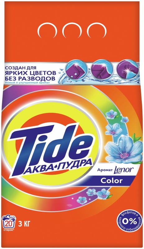 Стиральный порошок TIDE Color Lenor Touch of Scent 3 кг