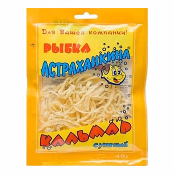 Кальмар рваный Астраханкина Рыбка 90г