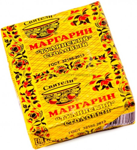 Маргарин Тулинский столовый 60% 170г