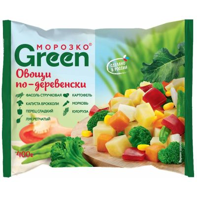 Смесь овощная МОРОЗКО Green Овощи по-деревенски 400г