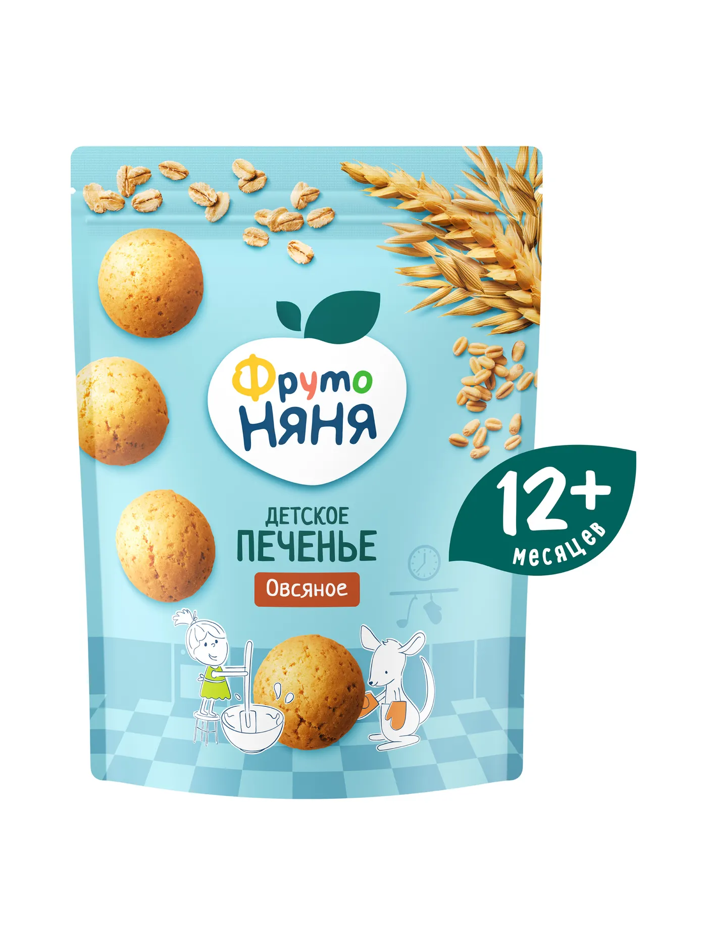 Печенье ФрутоНяня овсяное с 12месяцев 120г