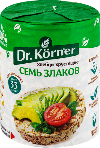 Хлебцы DR KORNER Семь злаков хрустящие 100г