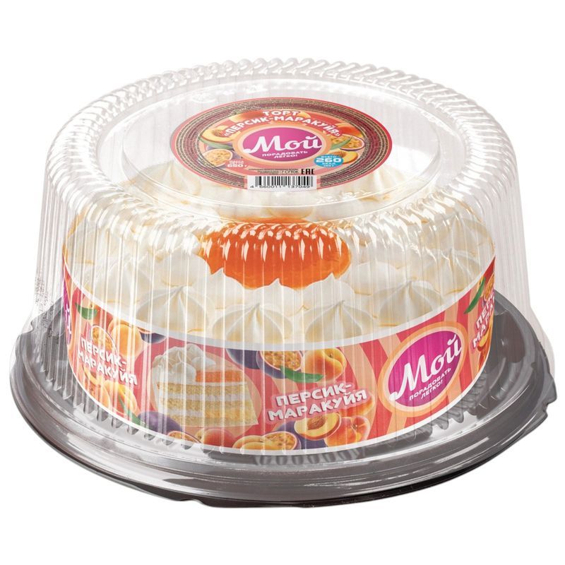 Торт Мой Персик-маракуйя 650г
