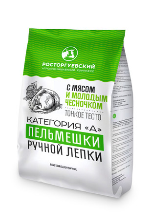 Пельмени Росторгуевский с молодым чесночком  800г