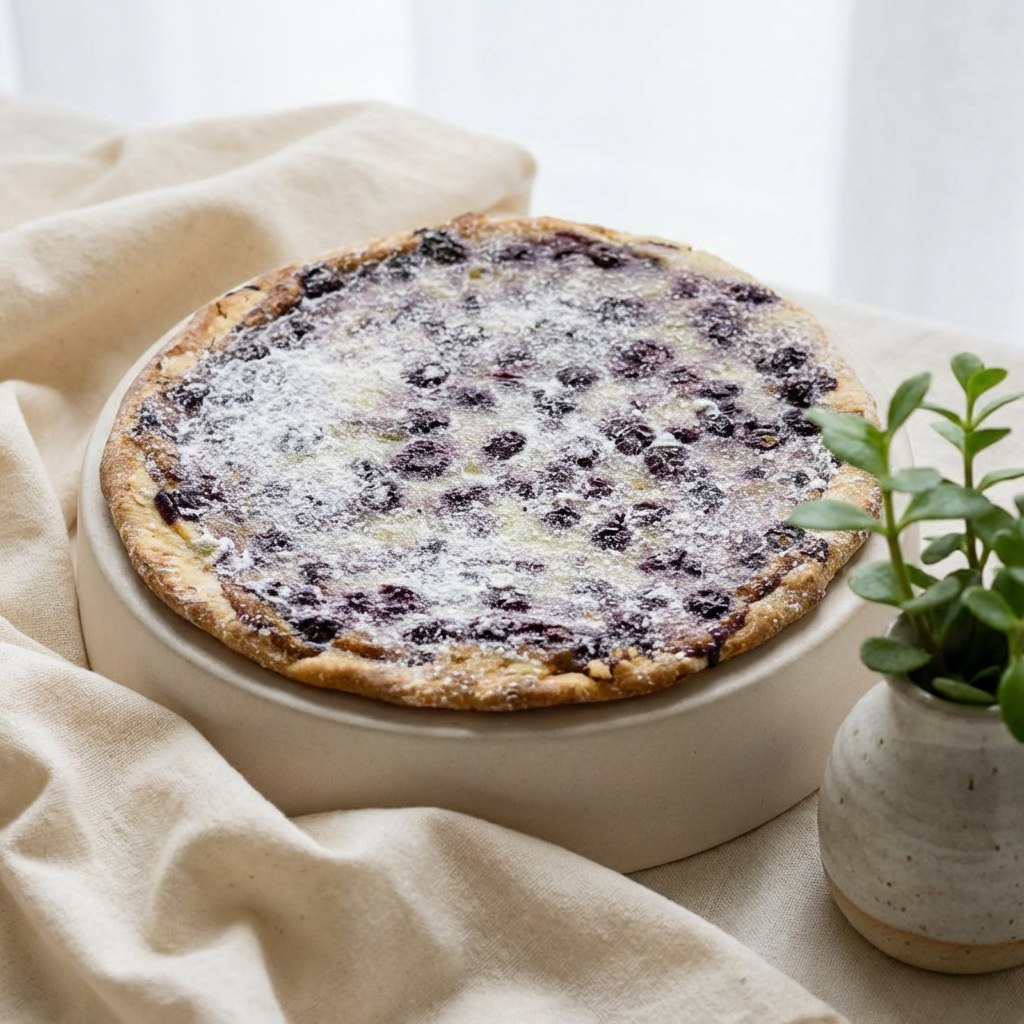 Пирог Творожно-фруктовый (открытый)