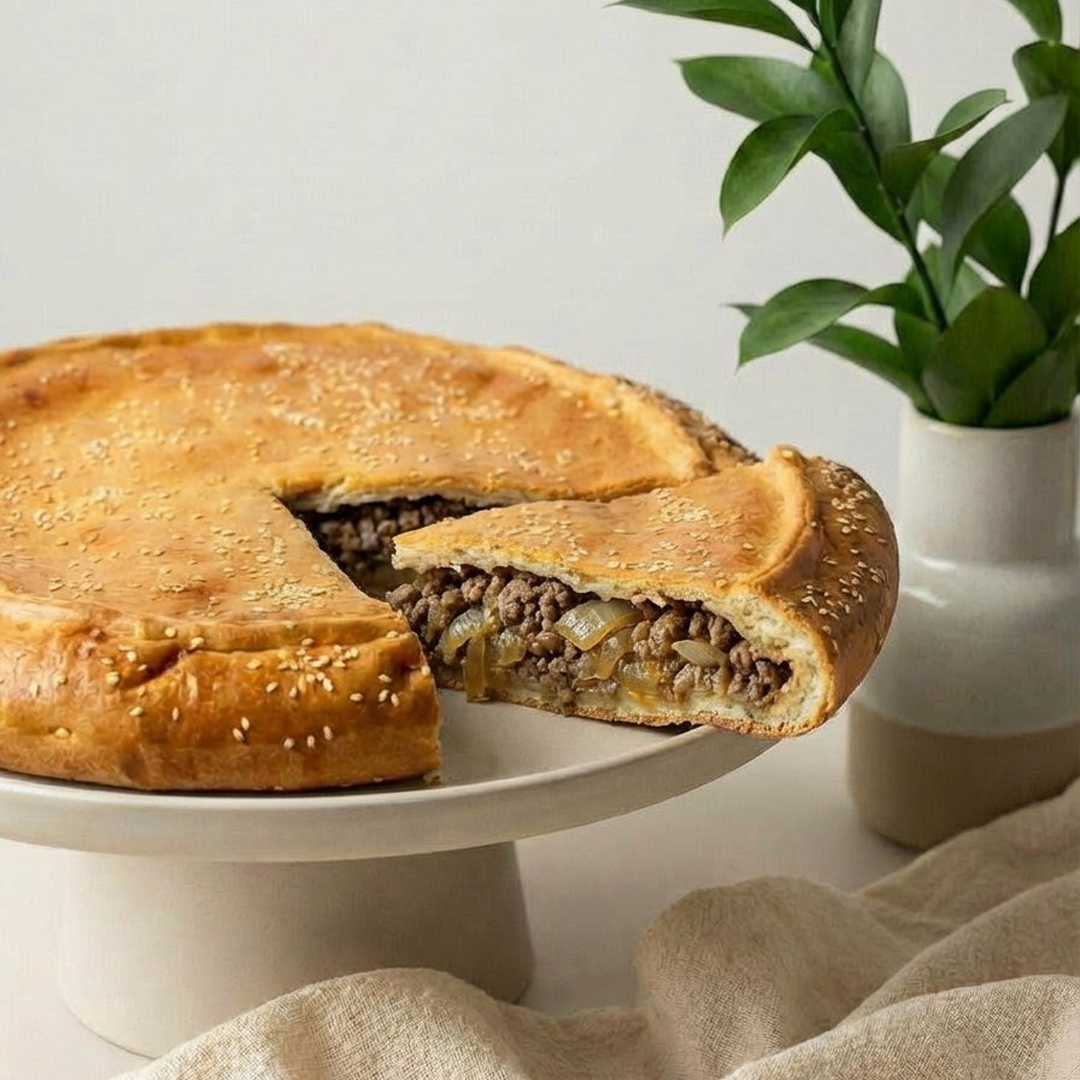 Пирог с говядиной