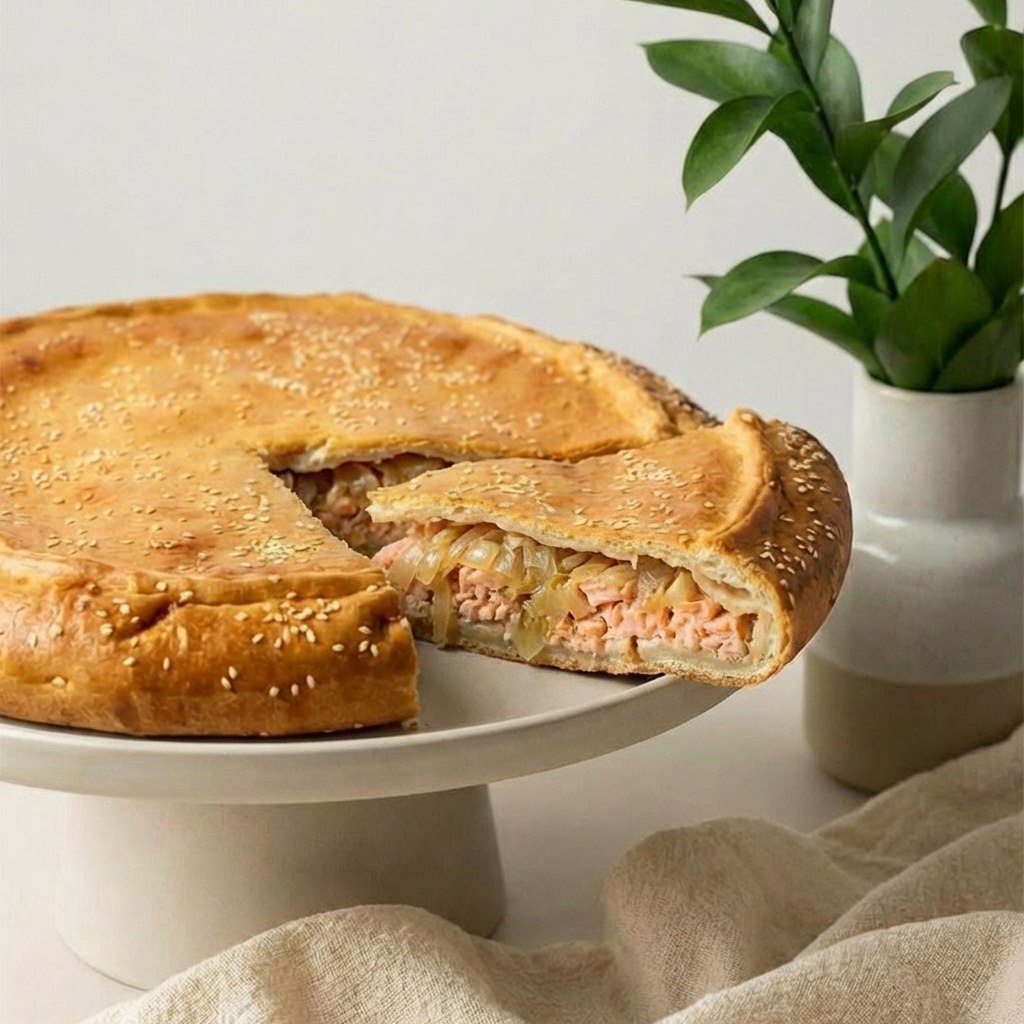 Пирог с горбушей