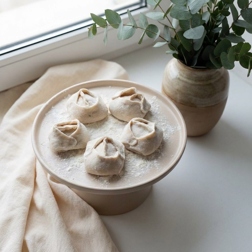 Манты (свинина+говядина)