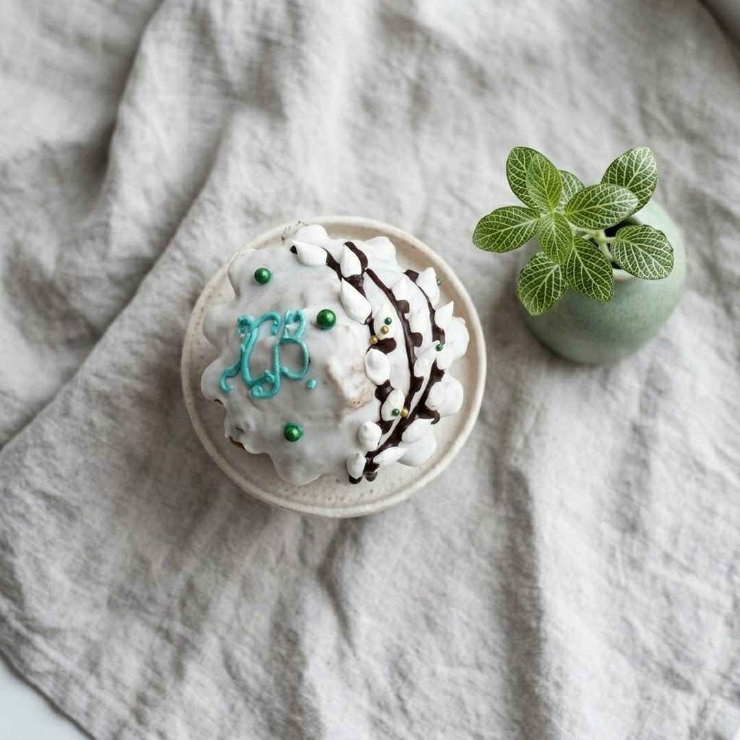 Кулич творожный 350гр. (по предзаказу на 11-12 апреля)