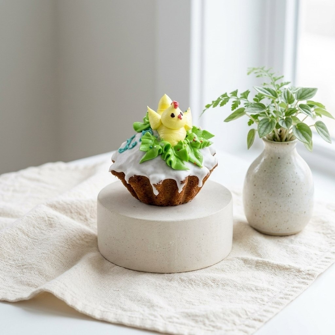 Кулич творожный "Цыпленок" 200гр. (по предзаказу на 11-12 апреля)