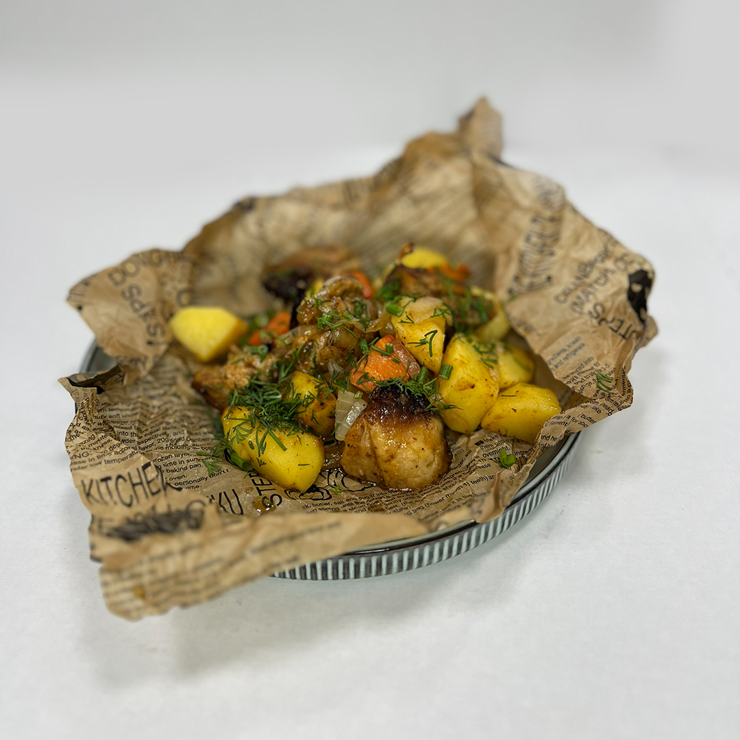 Свинина запеченная с картофелем