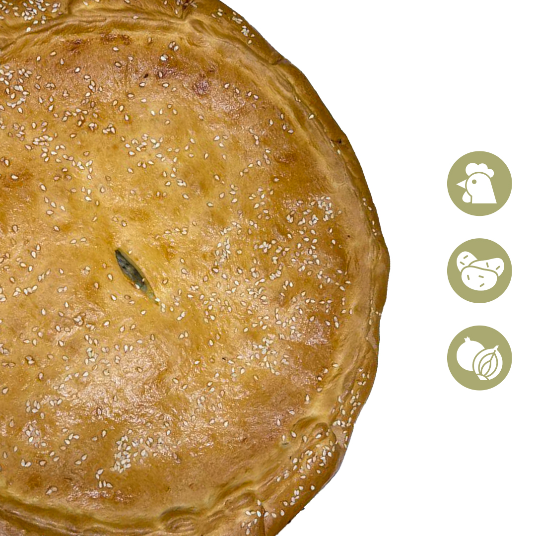 Курник дожжевое тесто