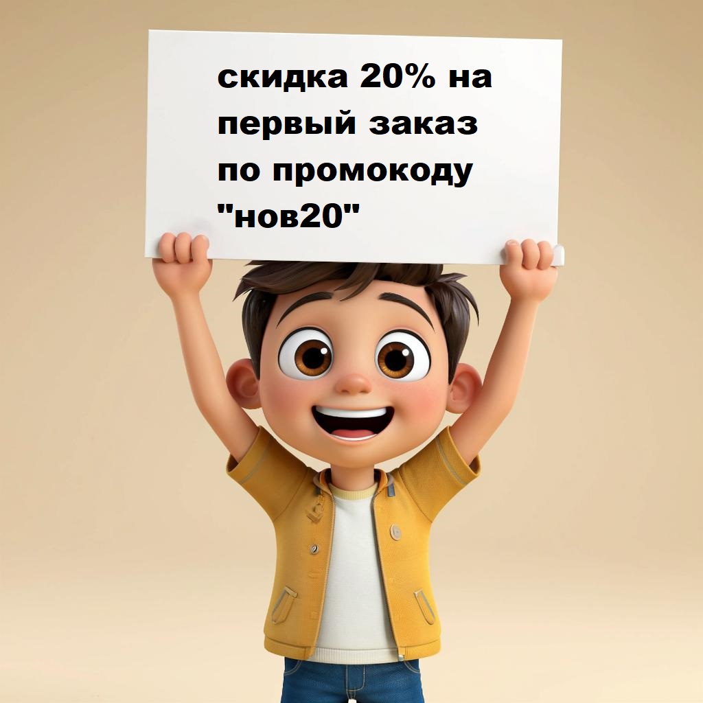 Скидка 20% по промокоду "нов20"