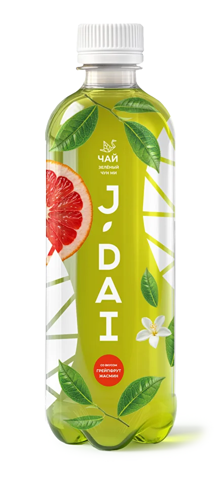 Чай зеленый со вкусом грейпфрута и жасмина J'DAI 0.5л