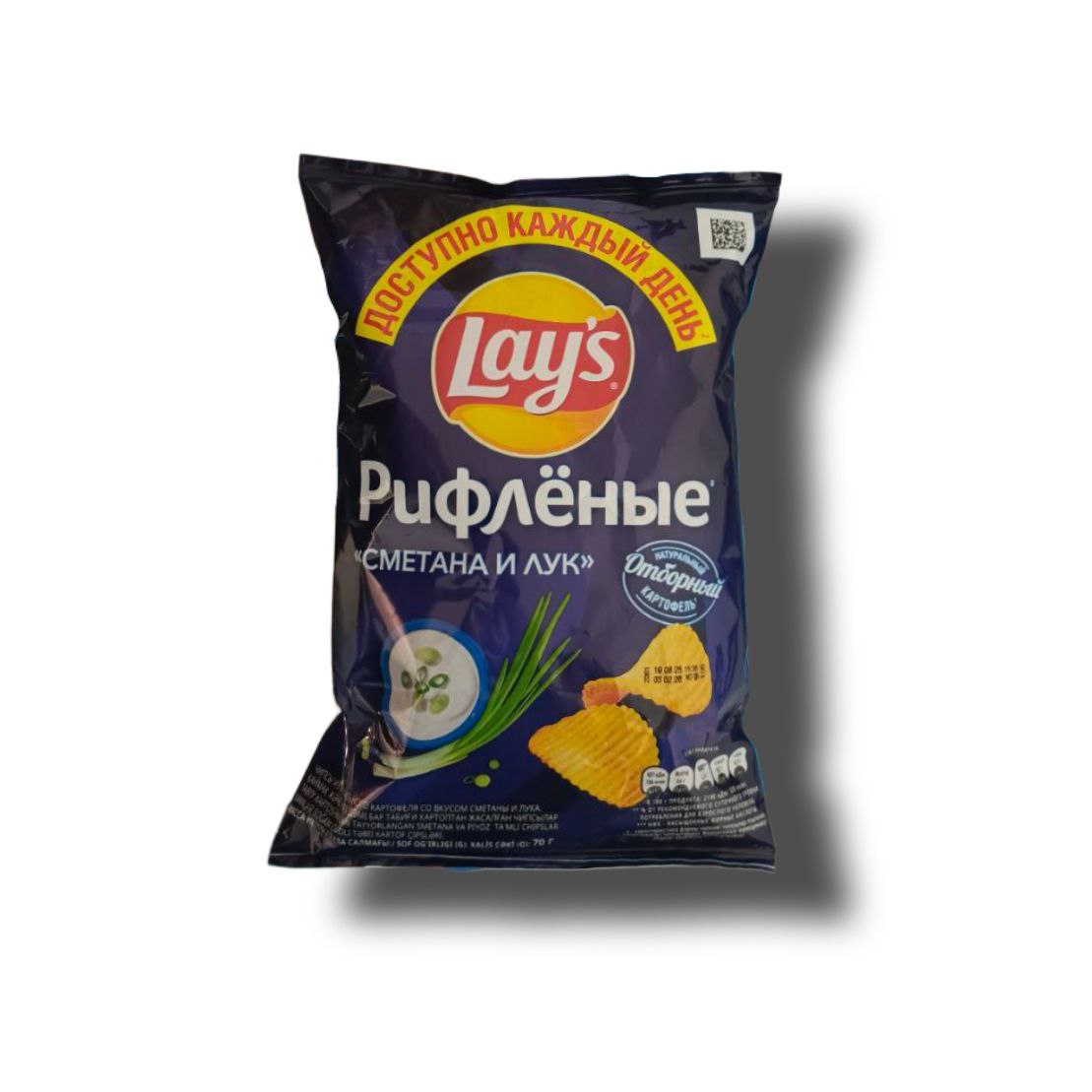 Чипсы Lays сметана лук 70гр