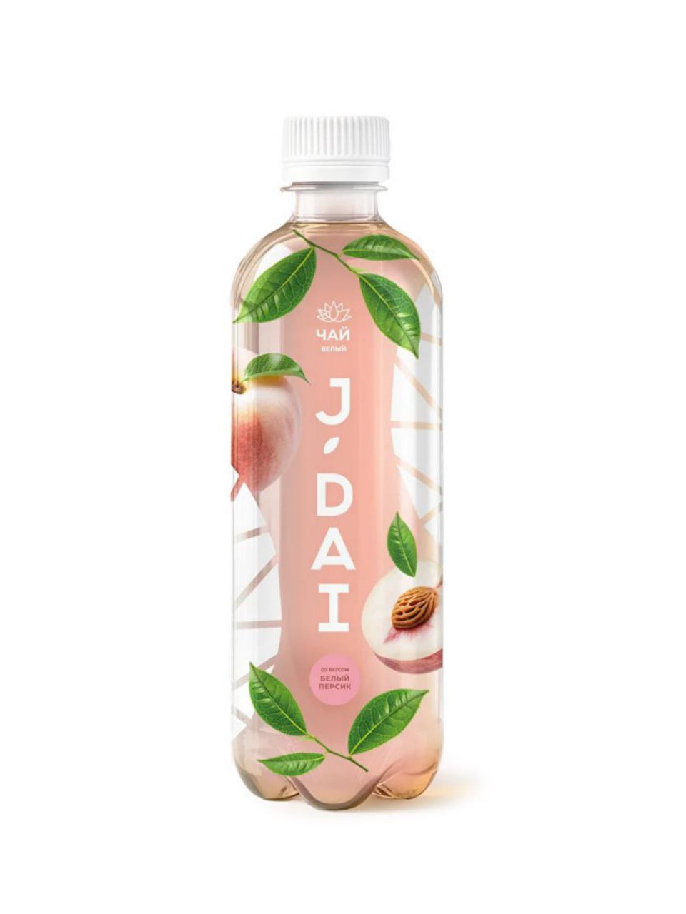 Чай белый  со вкусом белого персика J'DAI 0.5л