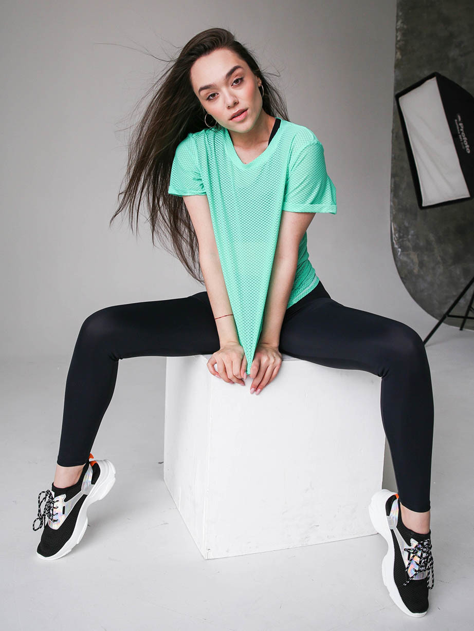 Футболка T-shirt mesh mint