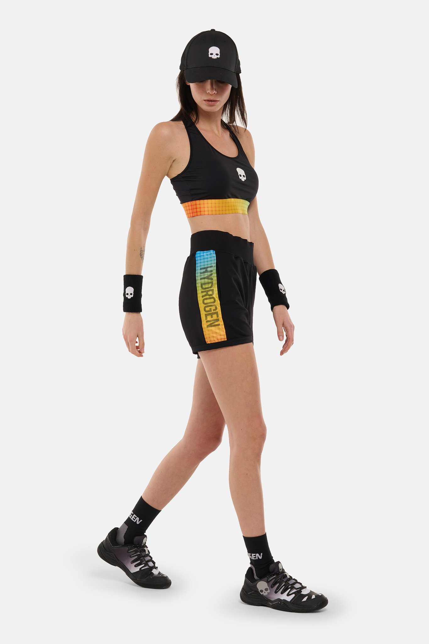 Женский топ HYDROGEN SPECTRUM TECH BRA (DB1003), черный