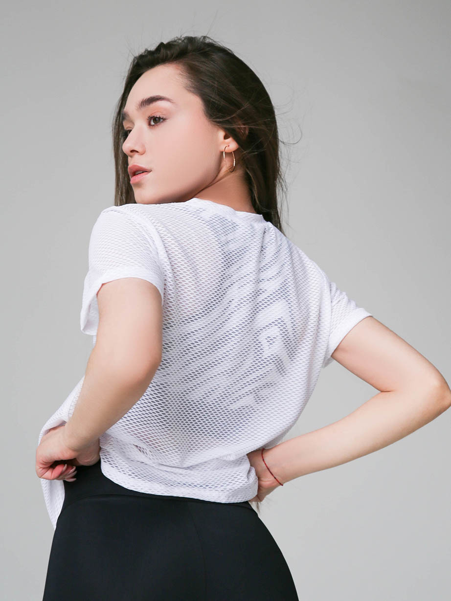 Футболка T-shirt mesh white