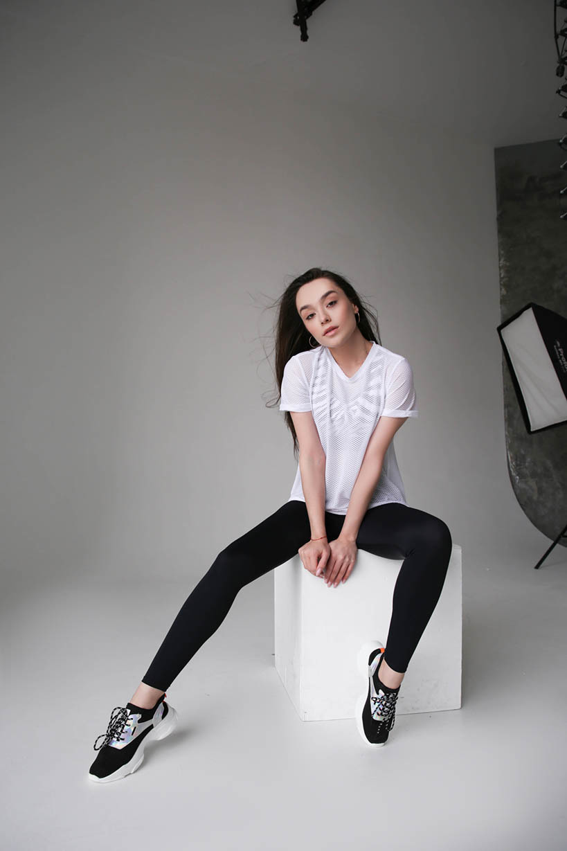 Футболка T-shirt mesh white