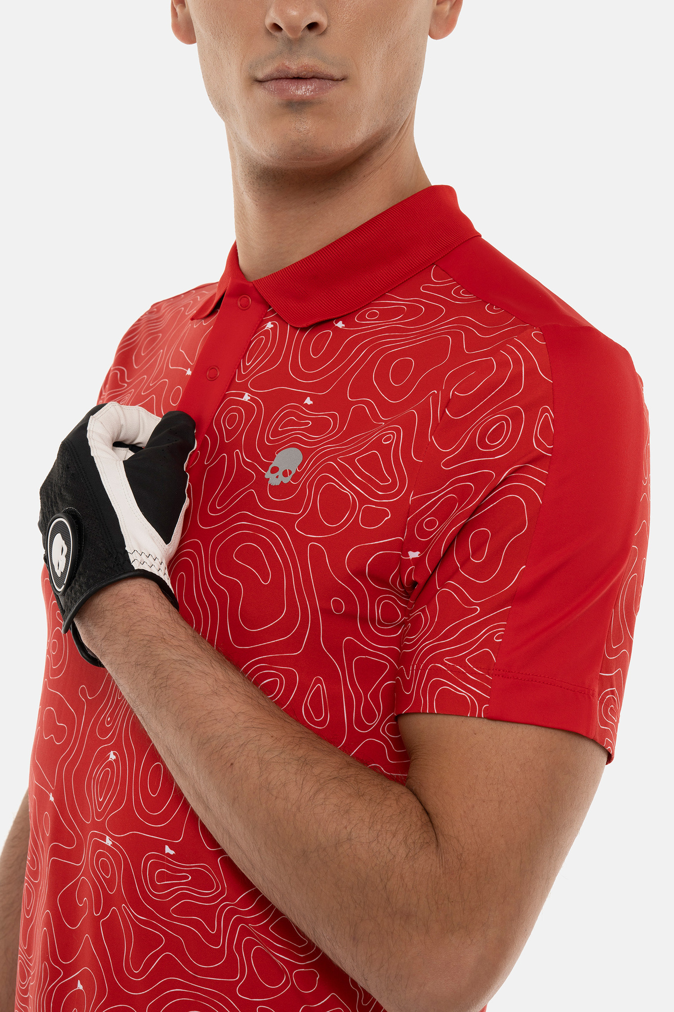 Мужское поло HYDROGEN GOLF FIELDS TECH POLO (GL0007), голубой