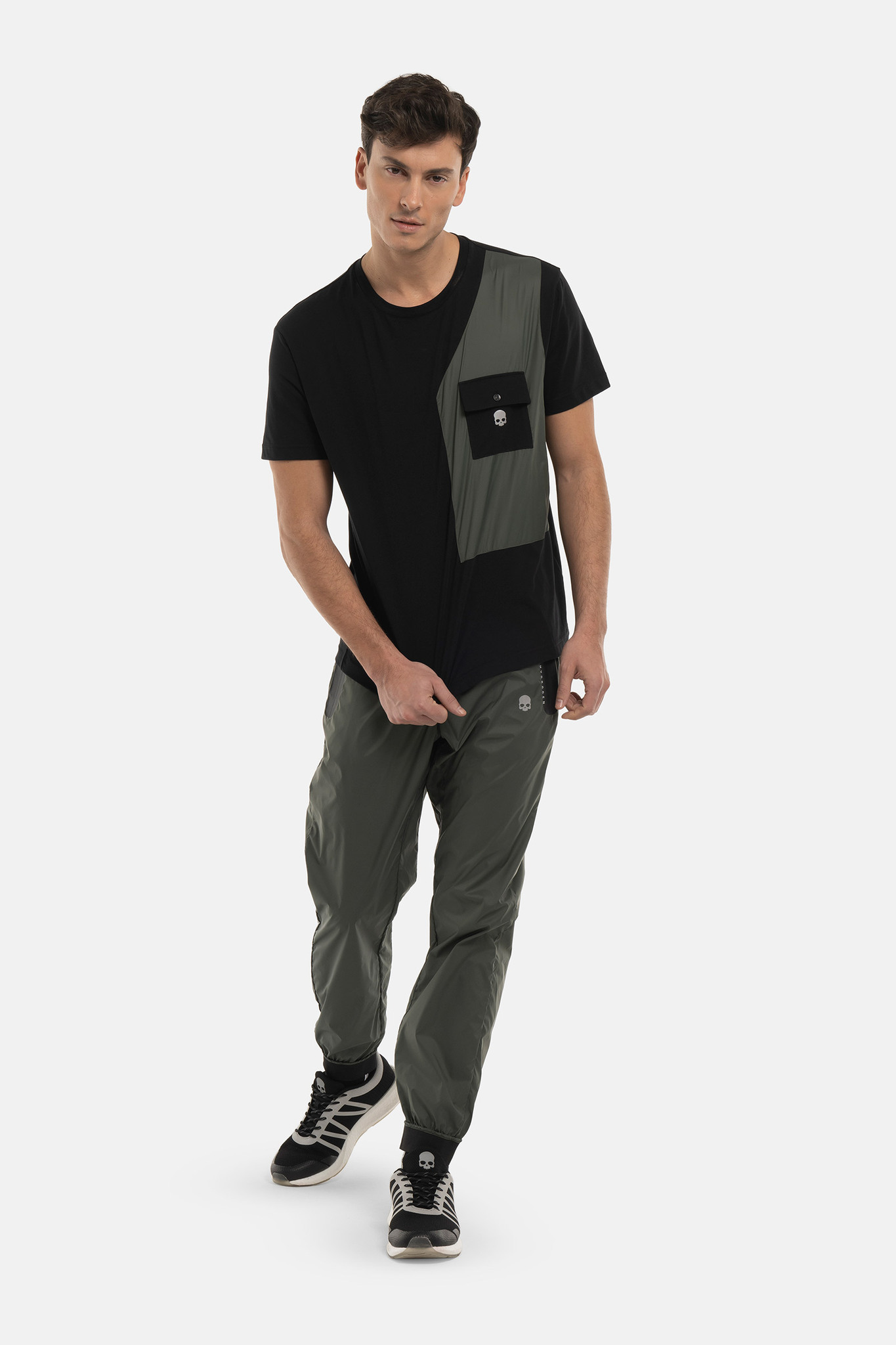 Мужская футболка HYDROGEN NYLON (MT0003), черный