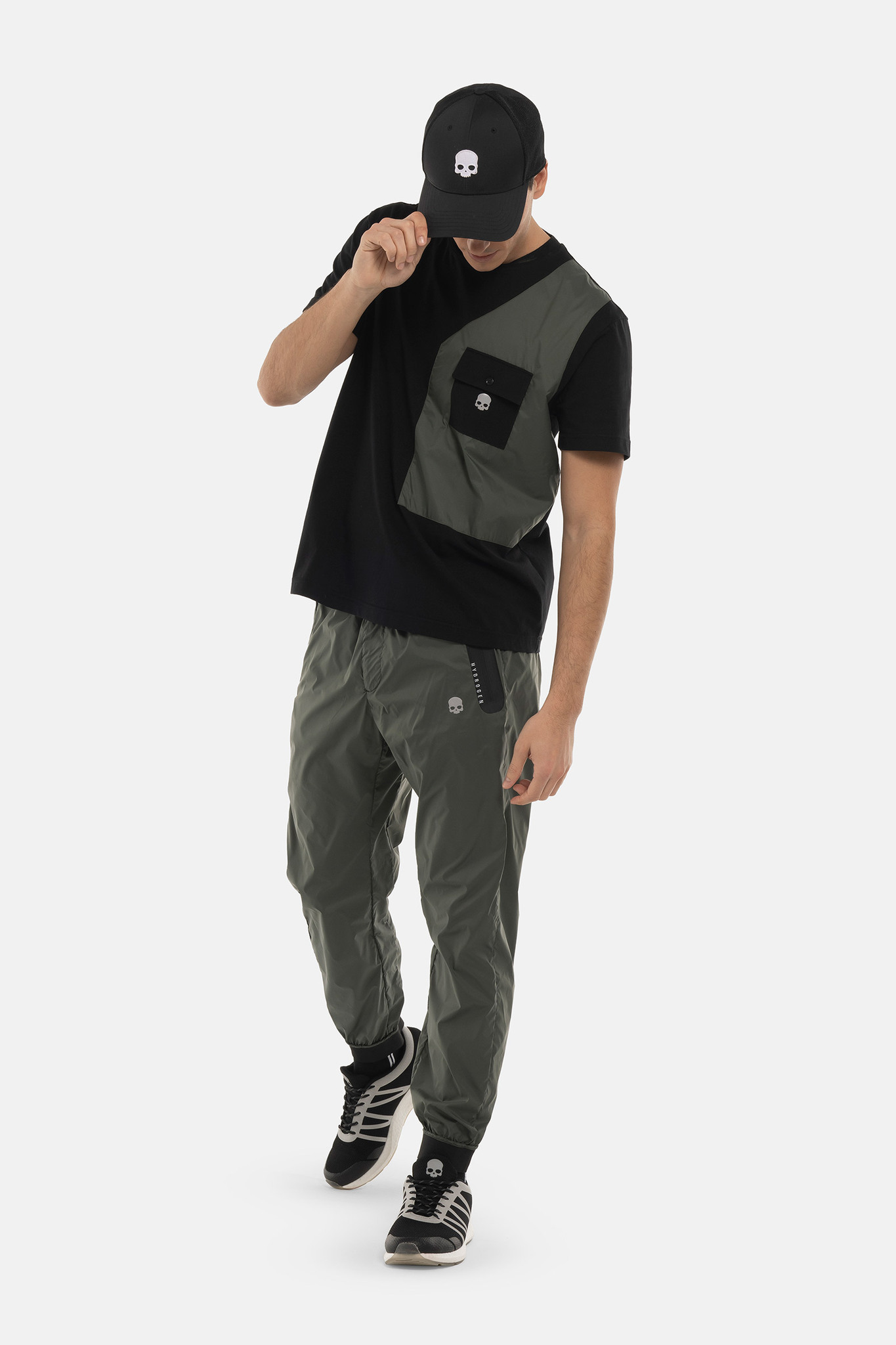 Мужская футболка HYDROGEN NYLON (MT0003), черный