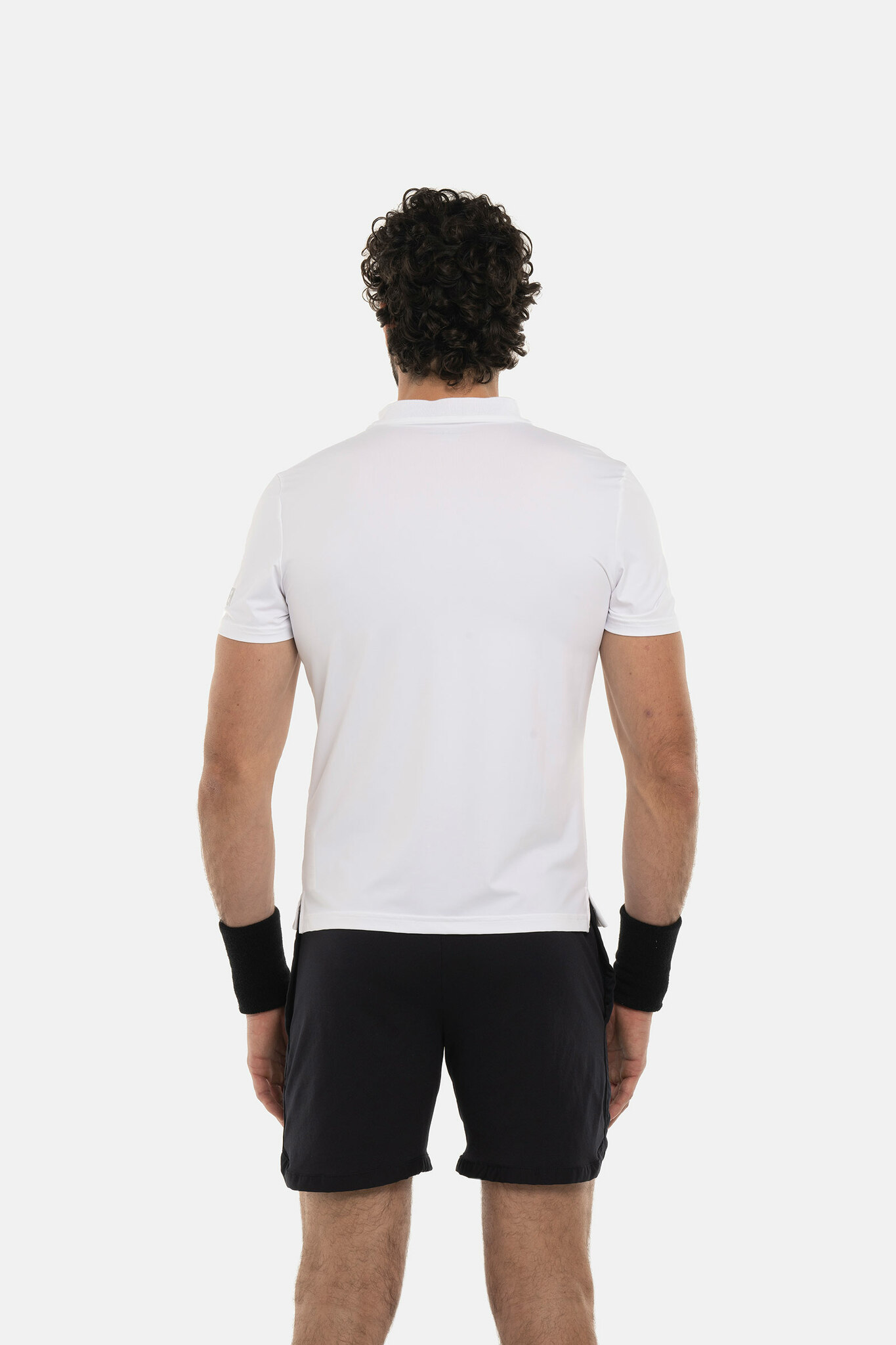 Мужское поло Hydrogen TECH SERAFINO (TA0002), черный