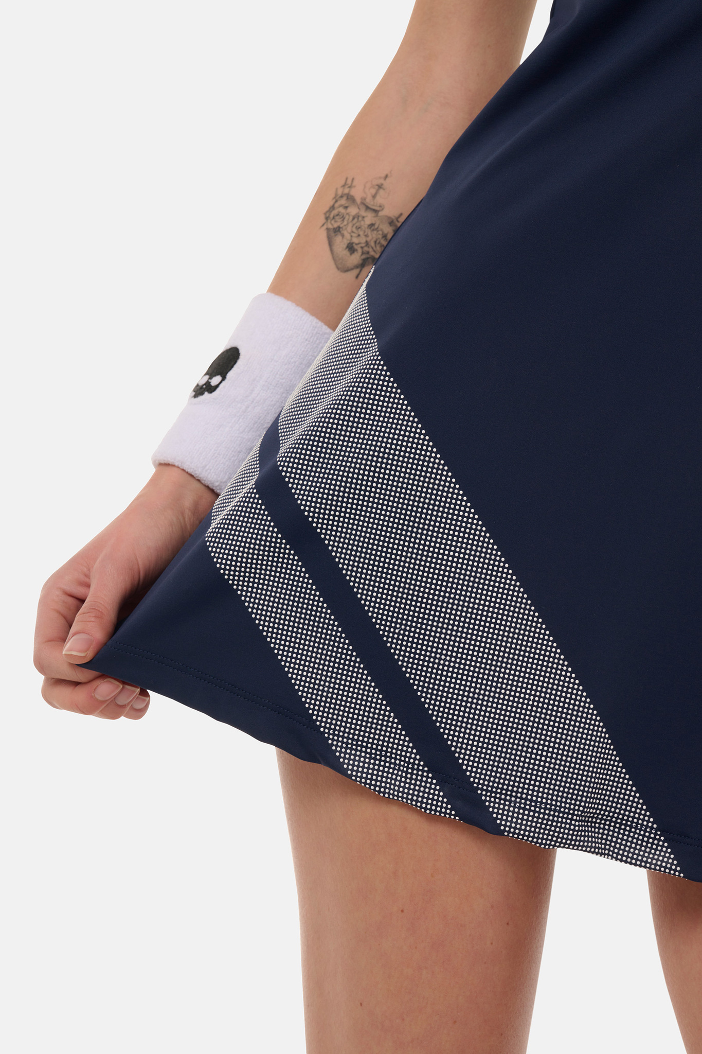 Теннисное платье Hydrogen SPORT STRIPES TECH DRESS (TD1003), синий