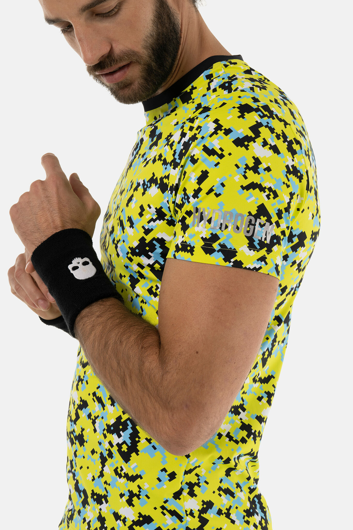 Мужская футболка HYDROGEN CAMO PIXEL TECH T-SHIRT (TT0007), желтый