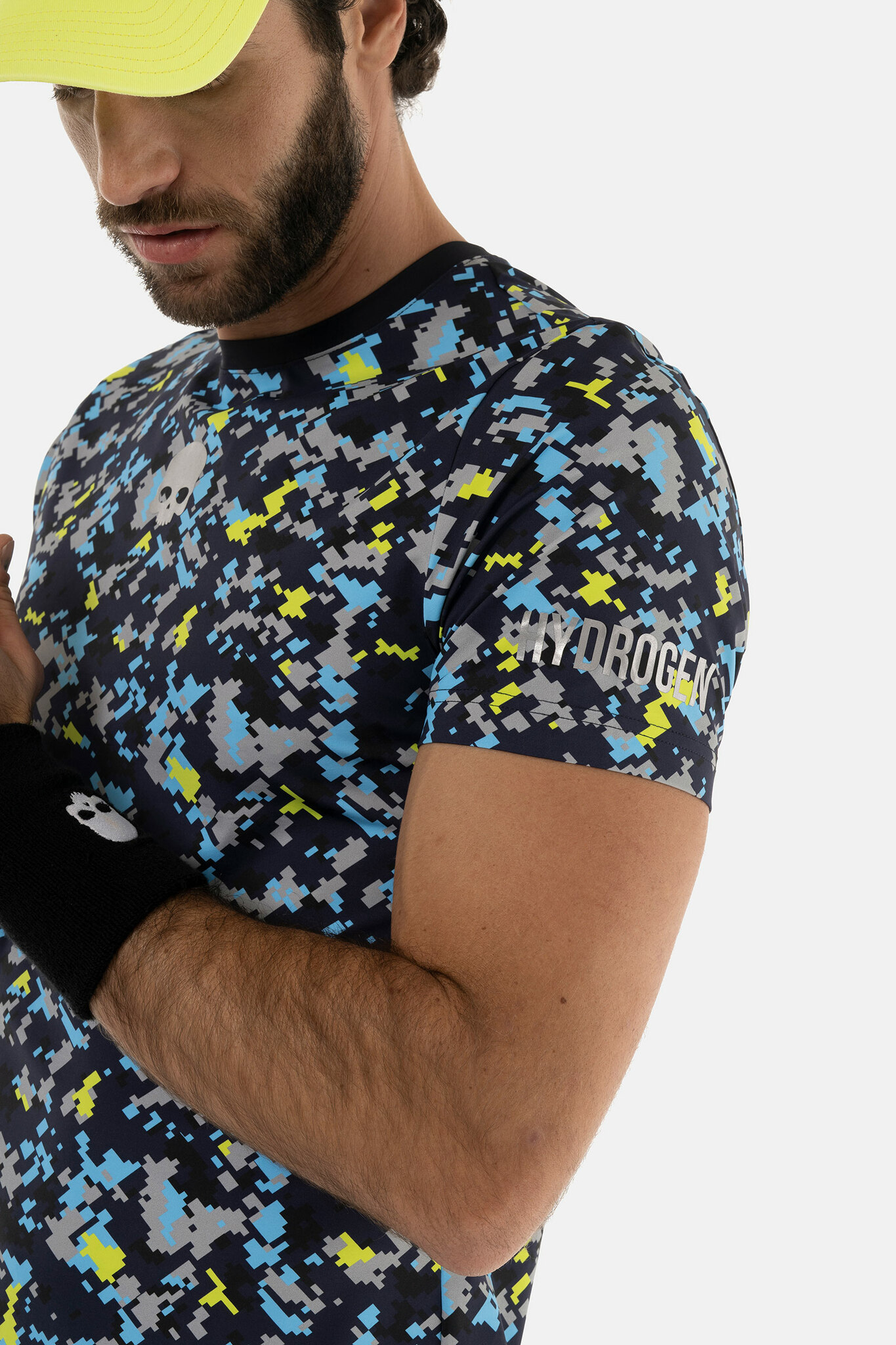 Мужская футболка HYDROGEN CAMO PIXEL TECH T-SHIRT (TT0007), желтый
