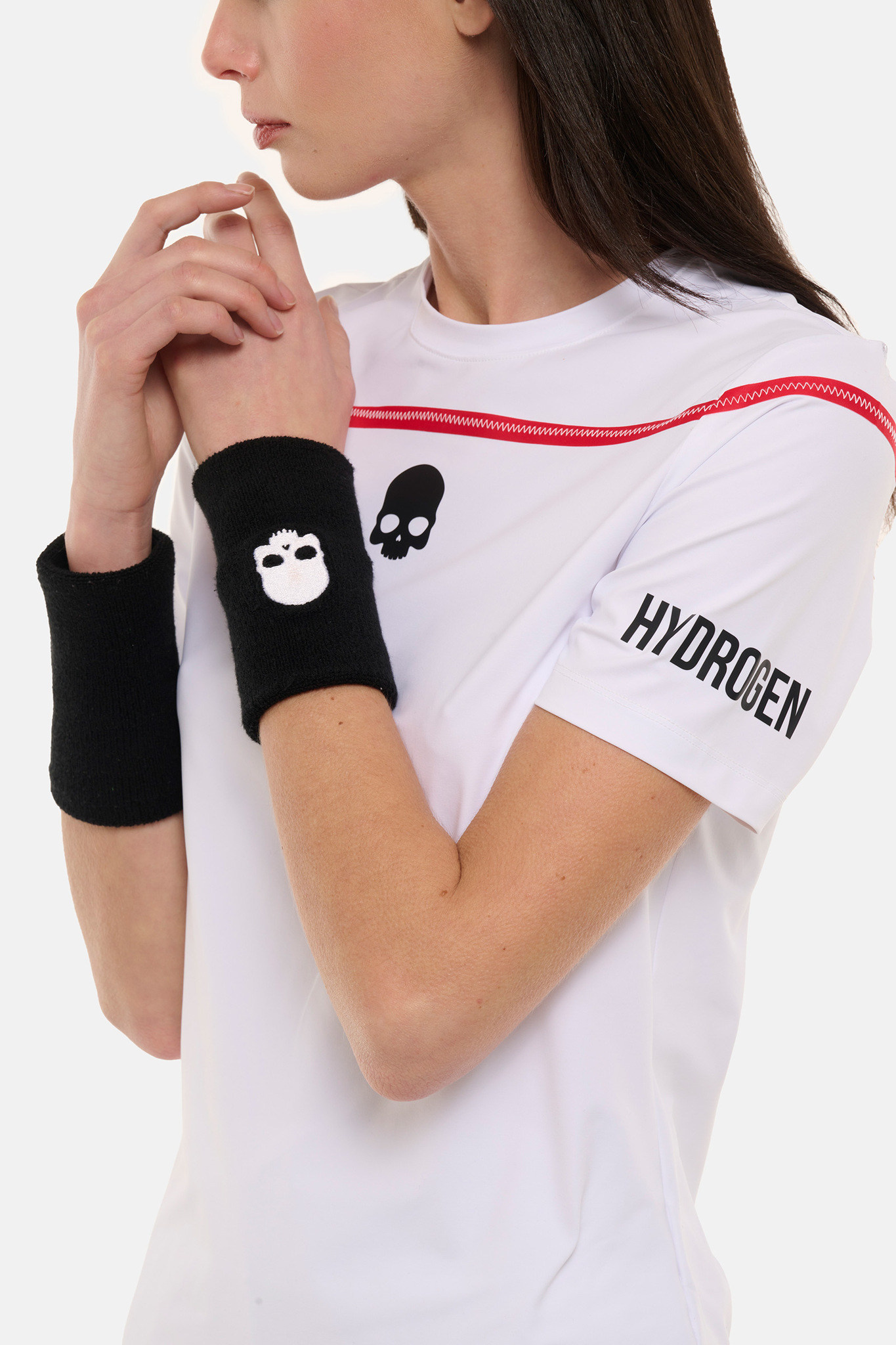 Женская футболка HYDROGEN ZIG ZAG TAPE T-SHIRT (TT1004), белый