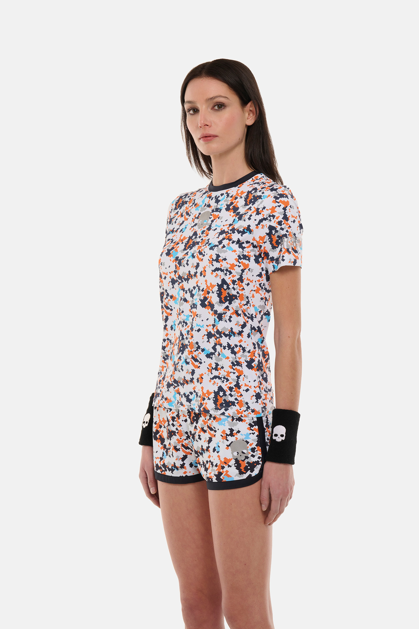 Женская футболка Hydrogen CAMO PIXEL TECH (TT1007), синий