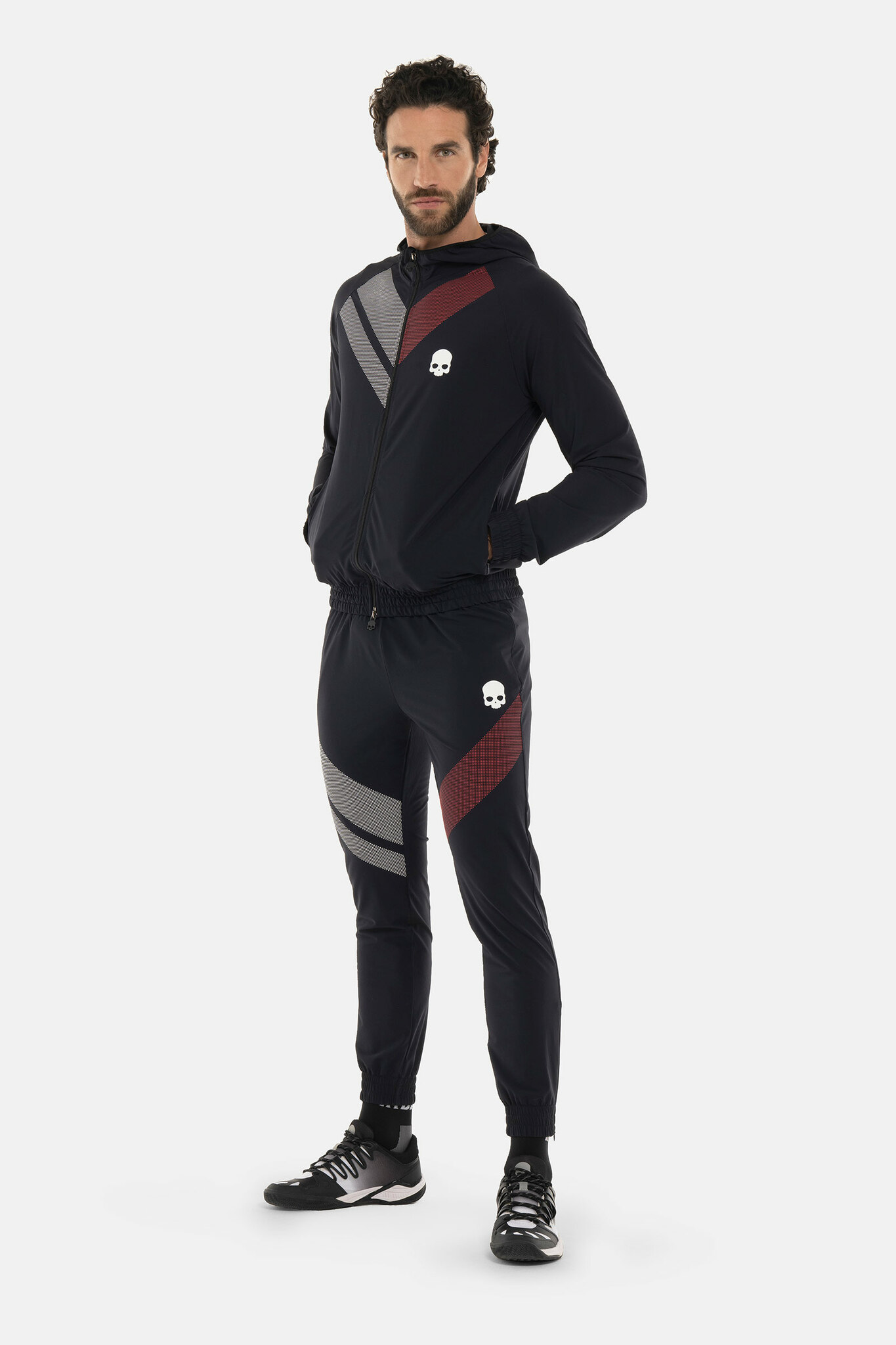 Худи HYDROGEN SPORT STRIPES TECH FZ (TZ0005), синий