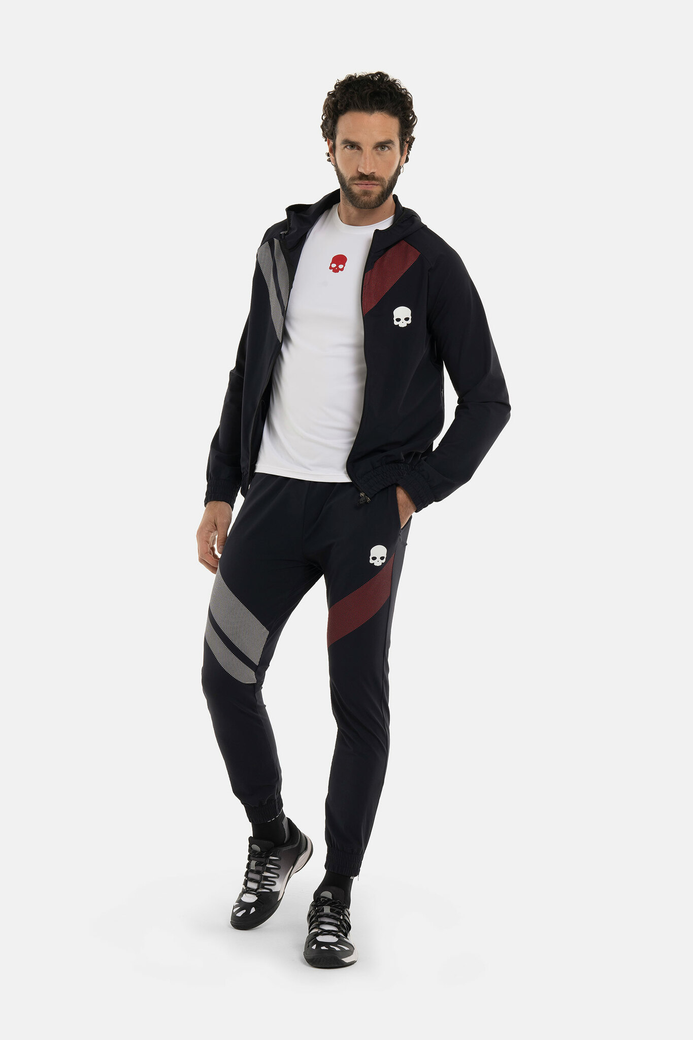 Худи HYDROGEN SPORT STRIPES TECH FZ (TZ0005), синий