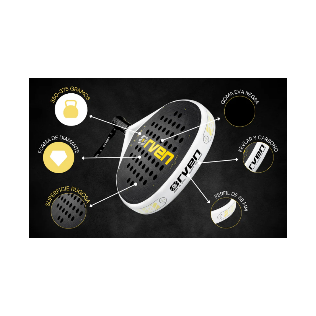 Ракетка для падела Orven Thera