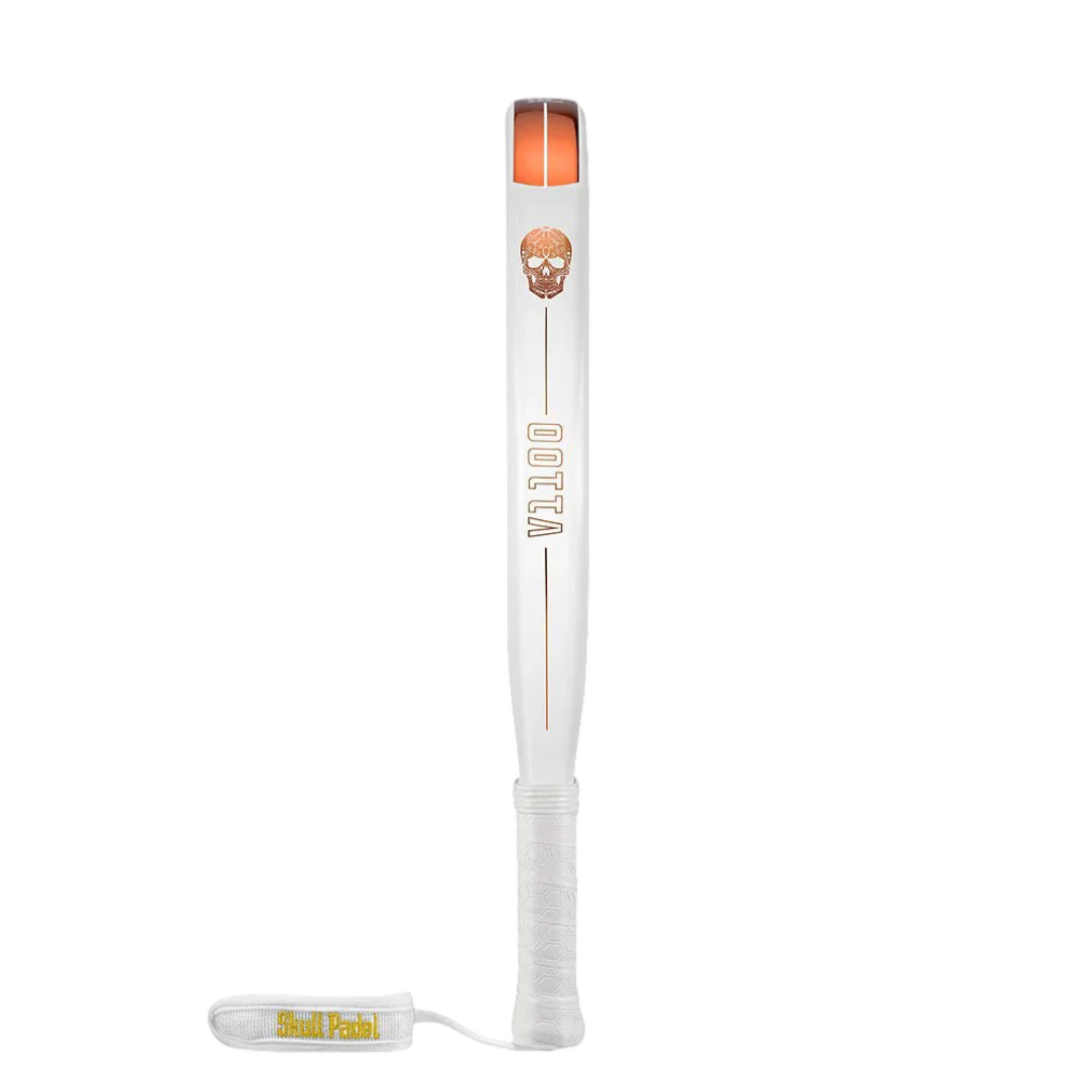 Ракетка для падела SkullPadel V1100 White Cooper 24K