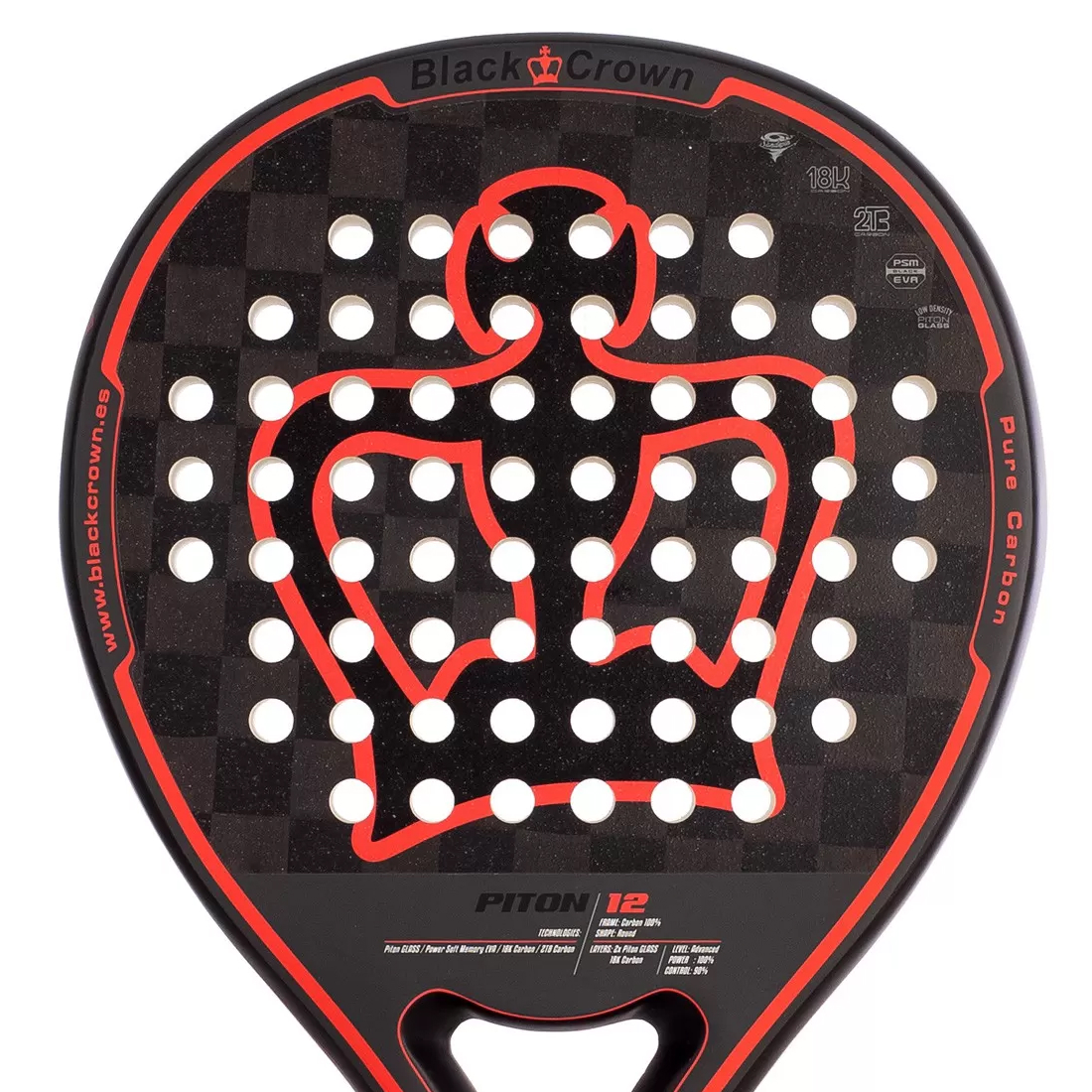 Ракетка для падела Black Crown Piton 12