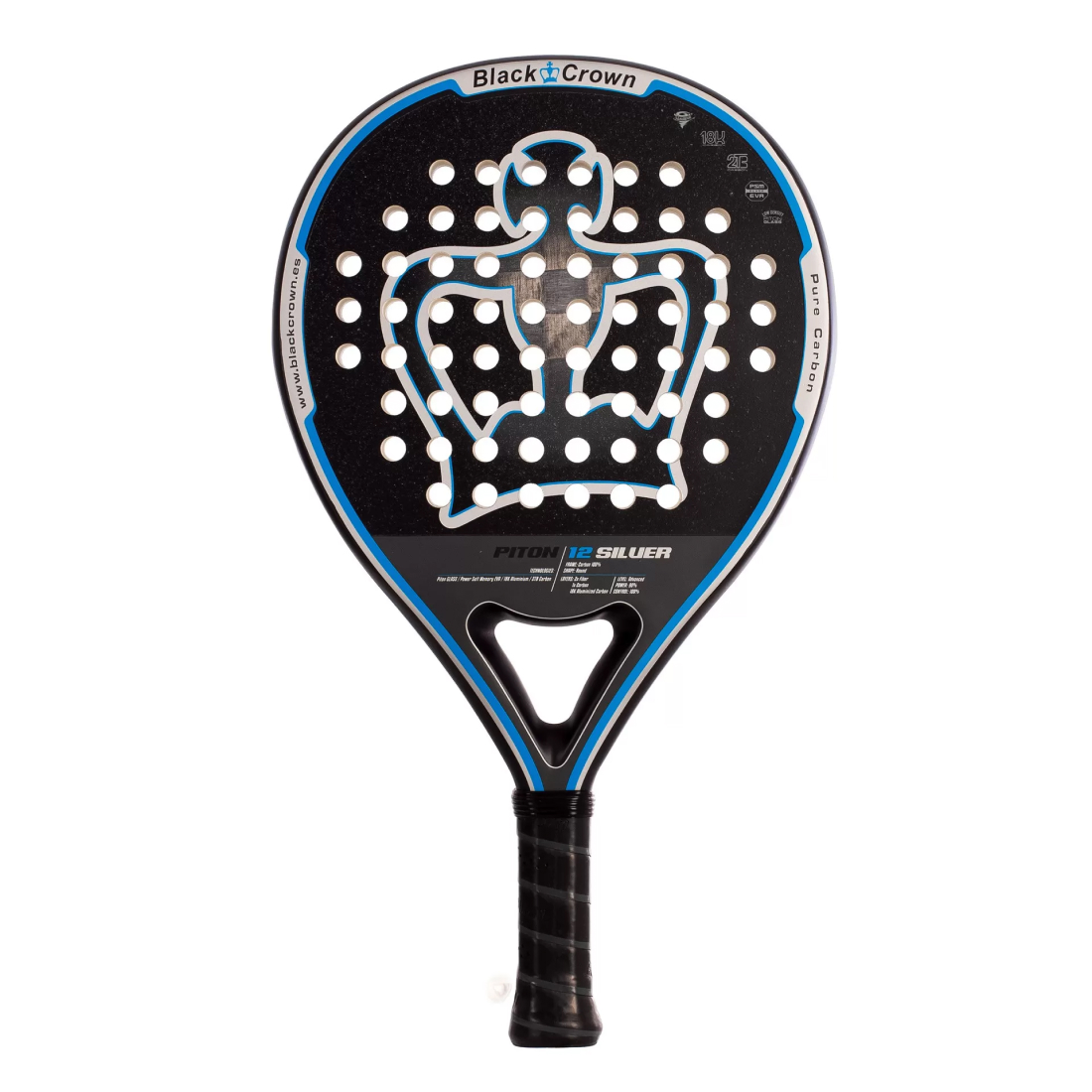 Ракетка для падела Black Crown Piton 12 Silver